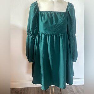 Exlura collection  Elegant Green Mini Dress sizeL